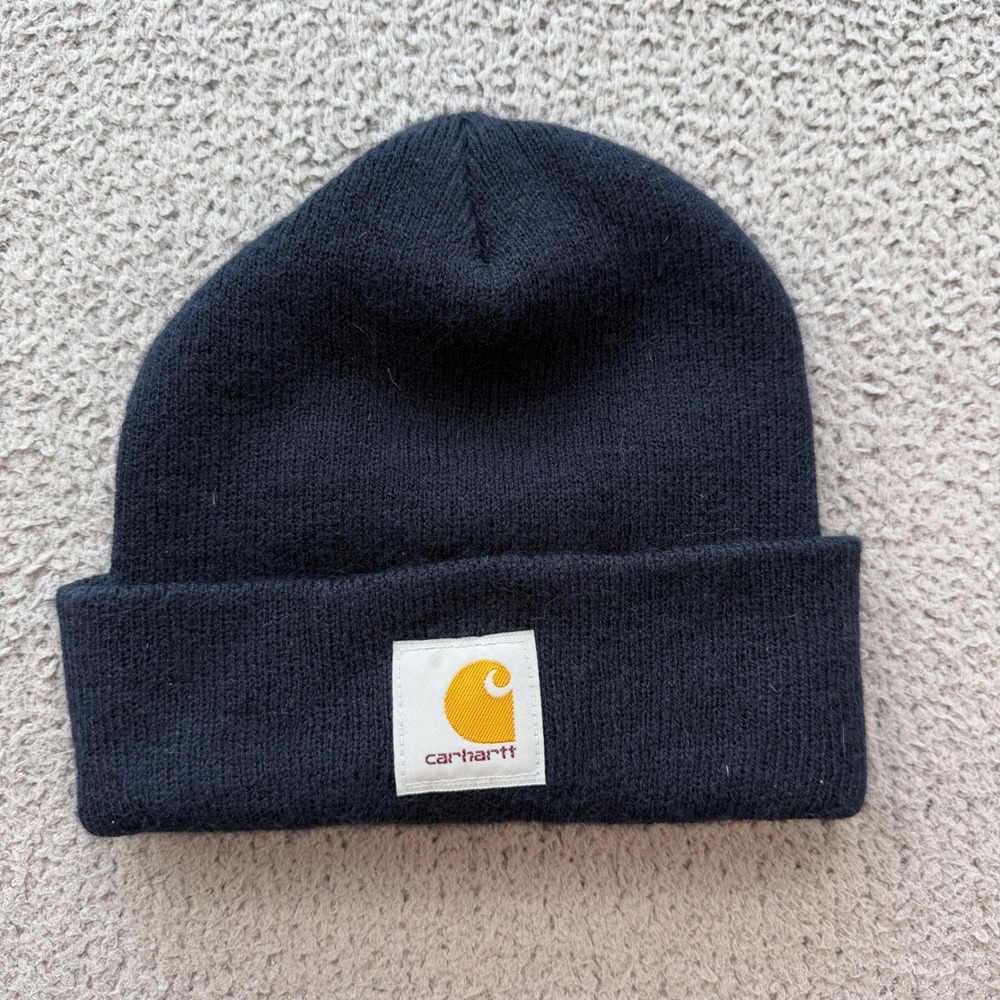 Carhartt Great Smoky Mountains National Park Beanie Navy Blue AH6882-M FA24